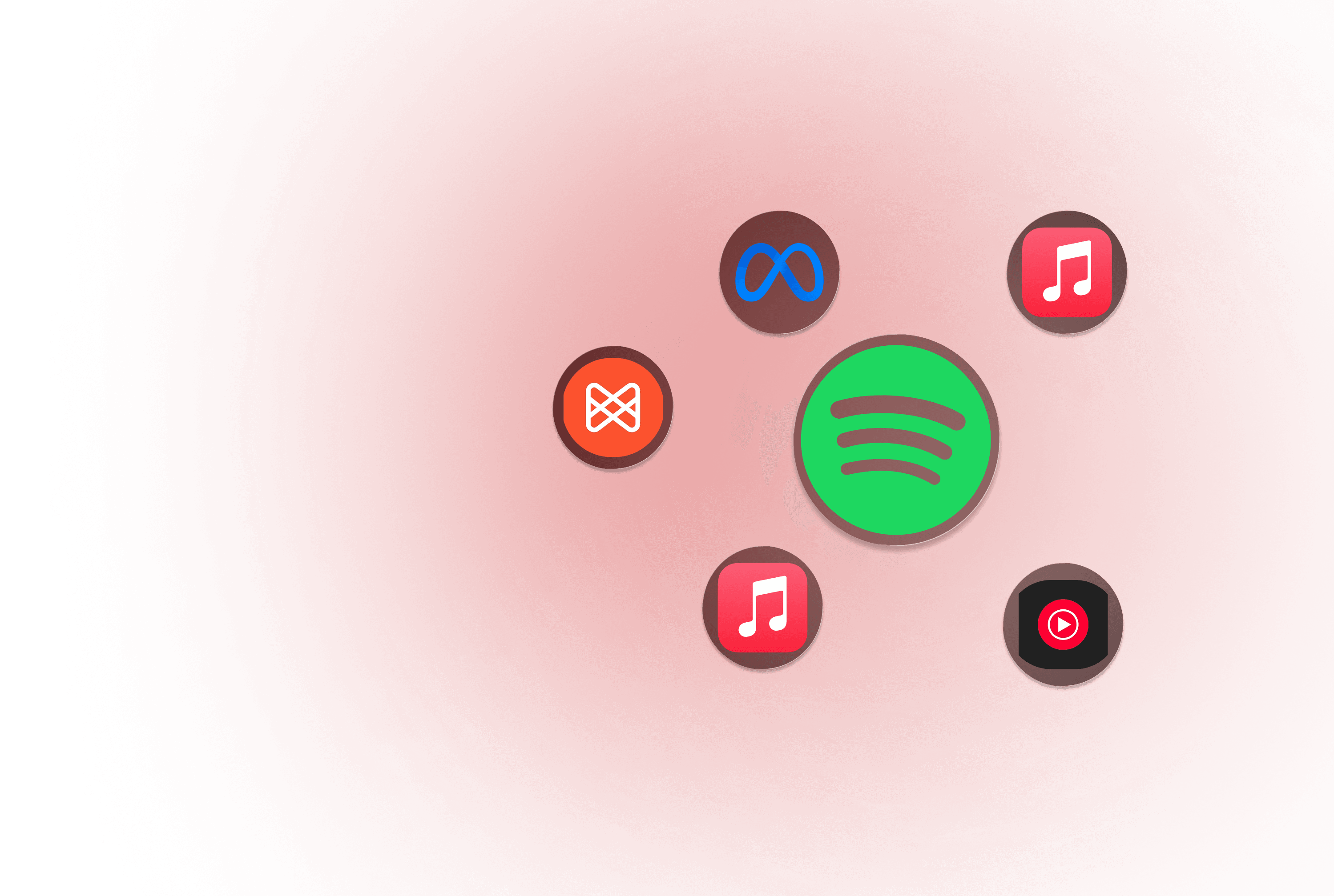 Music platforms — Spotify, Apple Music, Meta, YouTube Music and more